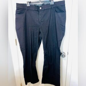 New womens Lee Riders bootcut jeans mid rise black denim jeans sz 26 comfort